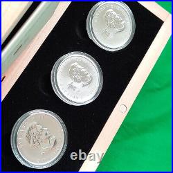 Canada 2009 Special Edition Olympic Silver 3-Coin Set Scarce