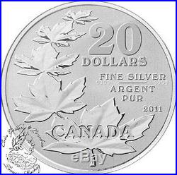 Canada 2011 $20 Maple Leaf Pure Silver Coin