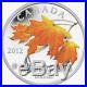 Canada 2012 Color $20 Silver Maple Leaf Autumn SML with Swarovski Crystal Raindrop