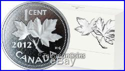 Canada 2012 Farewell to the Penny 1 Cent 5 Oz Pure Silver Proof MINTAGE 1,500