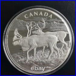 Canada 2013 1 Kilogram Pure Silver Coin $250 the Caribou RCM