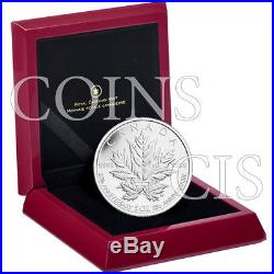 Canada 2013 50$ 25th Anniversary Silver Maple Leaf Coin 5 oz Proof Silver Coin