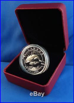 Canada 2013 Orca 1 oz. Pure Silver $25 Proof Coin O Canada 1 oz. Series #5