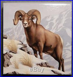 Canada 2014 $100 Bighorn Sheep. 9999 1 oz silver coin Wildlife in Motion series