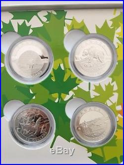 Canada 2014 $10 O Canada 99.99 Fine Silver 10 Coin Set