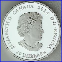 Canada 2014 $20 Stained Glass Casa Loma, 1 oz. Pure Silver Coin, #2 in Series