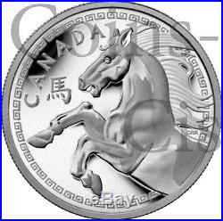 Canada 2014 250$ Year of the Hors 1 kg Proof Silver Coin