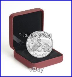 Canada 2014 Canadian Banknote #2 Saint George Slaying Dragon $5 Silver Proof
