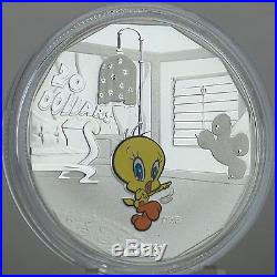 Canada 2015 $20 Tweety Bird Looney Tunes 1 oz. 99.99% Pure Silver Color Proof