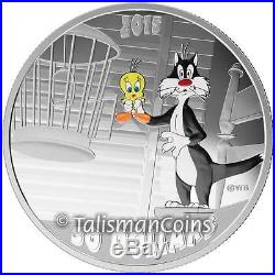 Canada 2015 Looney Tunes Classic Scenes #3 Birds Anonymous Sylvester $30 2 Oz