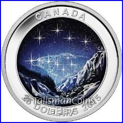 Canada 2015 Native American Star Charts 4 Glow Dark Eternal Pursuit $25 Silver