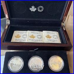Canada 2016 $10 Reflection of Wildlife 3 Fine Silver Coin Set with Box and COA Canada 2016 $10 Reflection of Wildlife 3 Fine Silver Coin Set with Box and COA