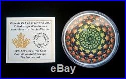 Canada 2016-17 Kaleidoscope Silver Proofs 3- Coin Set in Special Display Case