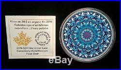 Canada 2016-17 Kaleidoscope Silver Proofs 3- Coin Set in Special Display Case