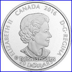 Canada 2016 2017 Kaleidoscope Canadiana #1 Polar Bear $20 Silver Prf in Sub Box
