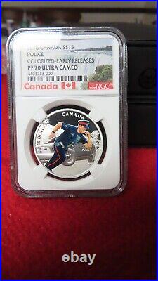 Canada 2016 POLICE OFFICER Heroes Policeman $15 Proof NGC PF70 Silver. 9999 Canada 2016 POLICE OFFICER Heroes Policeman $15 Proof NGC PF70 Silver. 9999