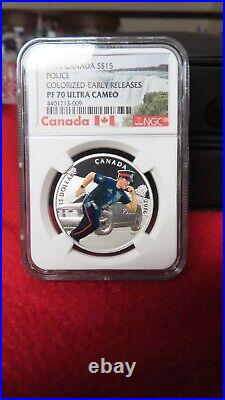 Canada 2016 POLICE OFFICER Heroes Policeman $15 Proof NGC PF70 Silver. 9999 Canada 2016 POLICE OFFICER Heroes Policeman $15 Proof NGC PF70 Silver. 9999