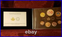 Canada 2017 Limited Edition Colorized Silver Dollar Proof Set 150