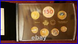 Canada 2017 Limited Edition Colorized Silver Dollar Proof Set 150