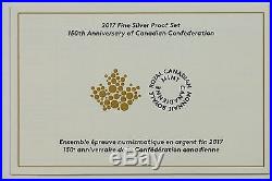Canada 2017 Pure Silver Proof Set 150th Anniversary of Canadian Confederation
