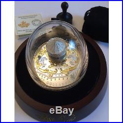 Canada 2018 Rotating Antique Carousel $60 6 Oz Silver Proof with Magnet