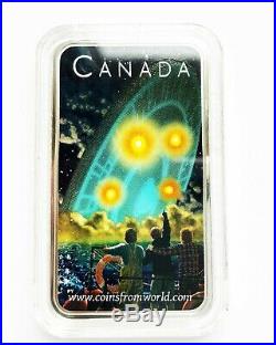 Canada 2019 20$ Shag Harbour UFO Incident #2 Glow Dark 1oz Silver Coin IN STOCK