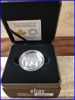 Canada 2021 $20 HRM Queen Elizabeth II's Lover's Knot Tiara Fine Silver Coin