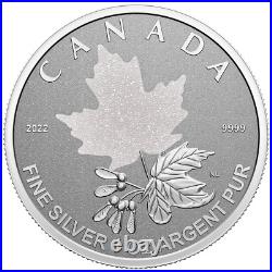 Canada 2022 Fine Silver Maple Leaf Fractional Set With Coa & Case