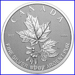 Canada 2022 Fine Silver Maple Leaf Fractional Set With Coa & Case