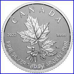 Canada 2022 Fine Silver Maple Leaf Fractional Set With Coa & Case