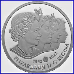 Canada $20 Silver Coin, Queen Elizabeth Sense of Duty, 2022