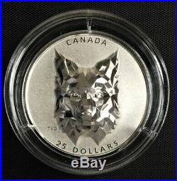 Canada $25 MULTIFACETED ANIMAL HEADs 3 COINS SUBSCRIPTION PURE SILVER