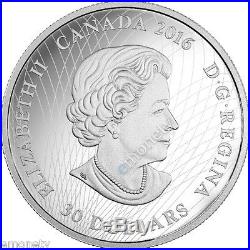 Canada $30 Northern Lights in the Moonlight silver coin GLOW IN THE DARK + GIFT