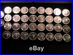 Canada 34 pcs of 1967 Large Silver Coins All uncirculated 20.4ozt
