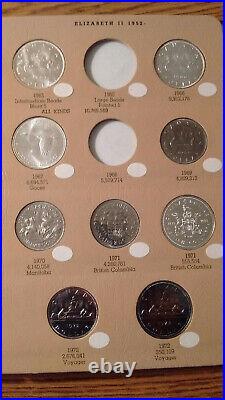 Canada Dollars Partial Set 1935-1976 Toned 27 Unc Bu P/l Dollars Silver & Clad