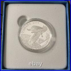 Canada Face Value Series 2014 $100 for $100 Fine Silver Coin Bald Eagle, UNC