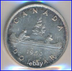 Canada George VI Silver Dollar 1950 Arnprior ICCS MS63 XXR 080