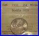Canada_George_V_1933_Double_1933_Silver_25_Cent_ICCS_MS_64_XJH_782_01_ywi