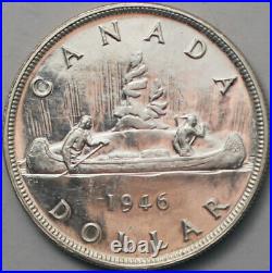 Canada George Vl 1946 Silver Dollar #150962