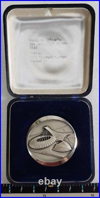 Canada Montreal Olympic Collector Sterling Silver Medal 1976 with case