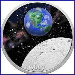 Canada Mother Earth Our Home'Glow in the Dark' 2020 $20 1 Oz Silver Coin