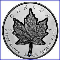 Canada RHODIUM $20 Dollars Super Incuse Silver 99.99% Maple Leaf Coin, 2023
