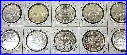 Canada Roll (20 Coins) Superb Gem Bu 1966 Silver Dollars
