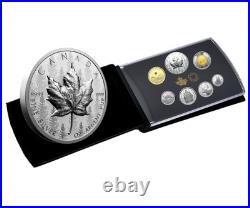 Canada SML Fine Silver Maple Leaf $20 Ultra High Relief 7-Coin Set, 2024 Canada SML Fine Silver Maple Leaf $20 Ultra High Relief 7-Coin Set, 2024