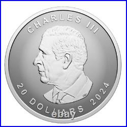 Canada SML Fine Silver Maple Leaf $20 Ultra High Relief 7-Coin Set, 2024 Canada SML Fine Silver Maple Leaf $20 Ultra High Relief 7-Coin Set, 2024