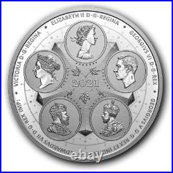 Canada Silver $50 Dollars 5 Oz Coin, Confederation, Coming of Age, 2021