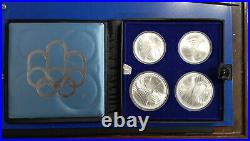 Canada Silver Coin 1976 Montreal Olympic Games 4 Coin Set #ac