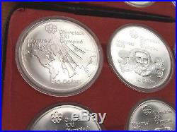 Canada Silver Coins Montreal Olympics 1973-1976 Set of 28 Uncirculated