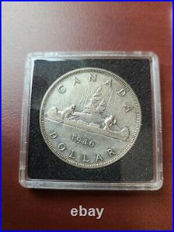 Canada Silver Dollar 1946 And 1949 MS63