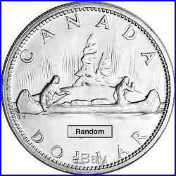 Canada Silver Dollar $1 0.6 oz Roll of 20 BU PL Coins in Tube Random Date